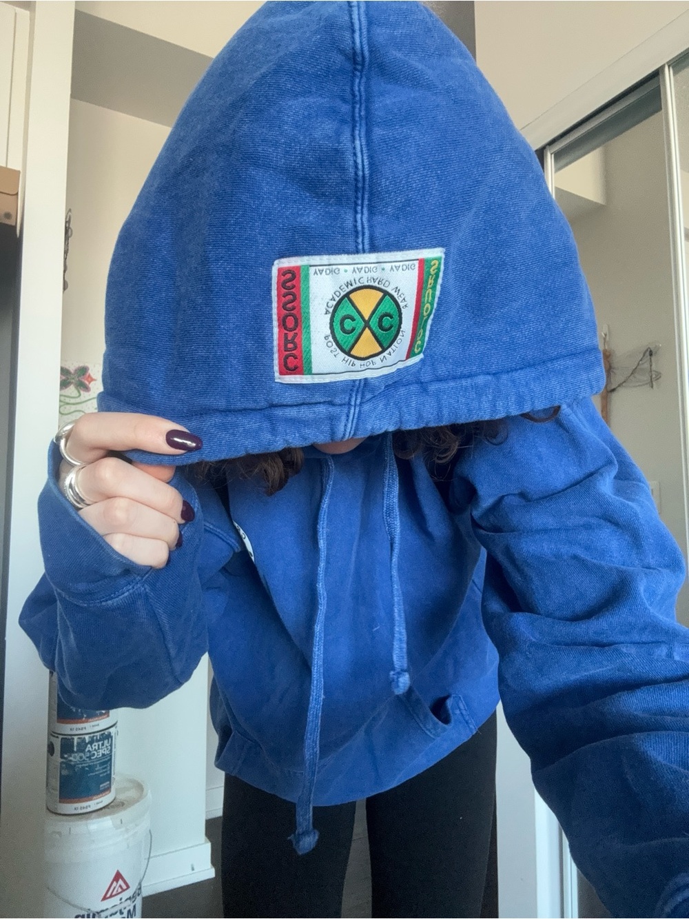 Cross Colors blue hoodie